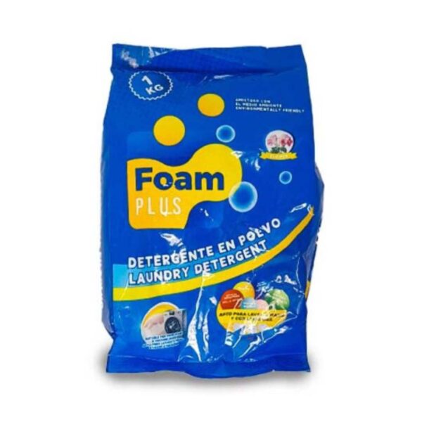 Detergente en polvo FOAM PLUS 1kg