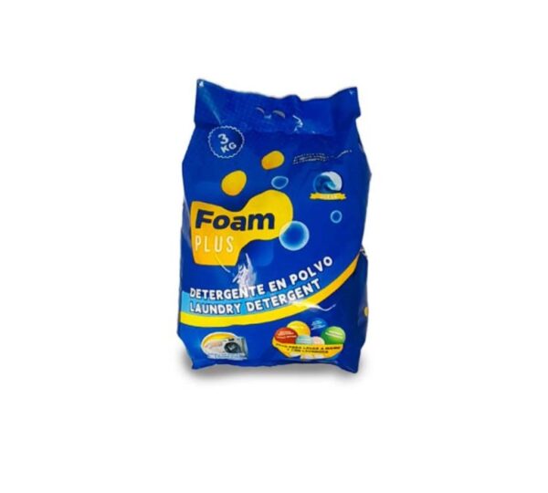 Detergente en polvo FOAM PLUS 3kg