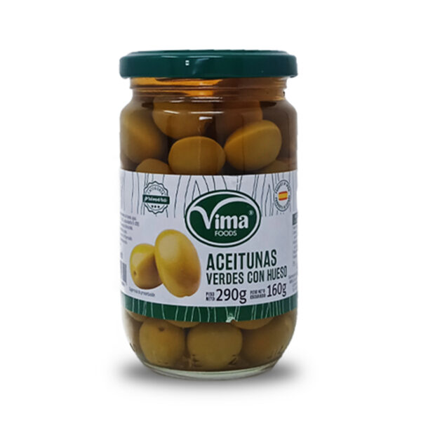 Aceituna verde con hueso VIMA 290g