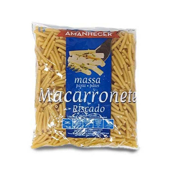 Macarronete Riscado AMANHECER (plumas macarrón) 500g