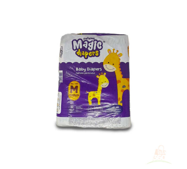 Pañal desechable MAGIC talla M (40 culeros)