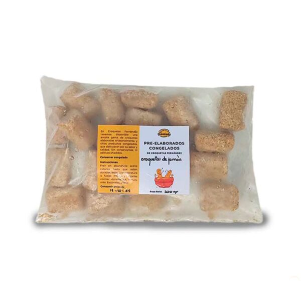 Croquetas artesanales 500g (jamón barra)