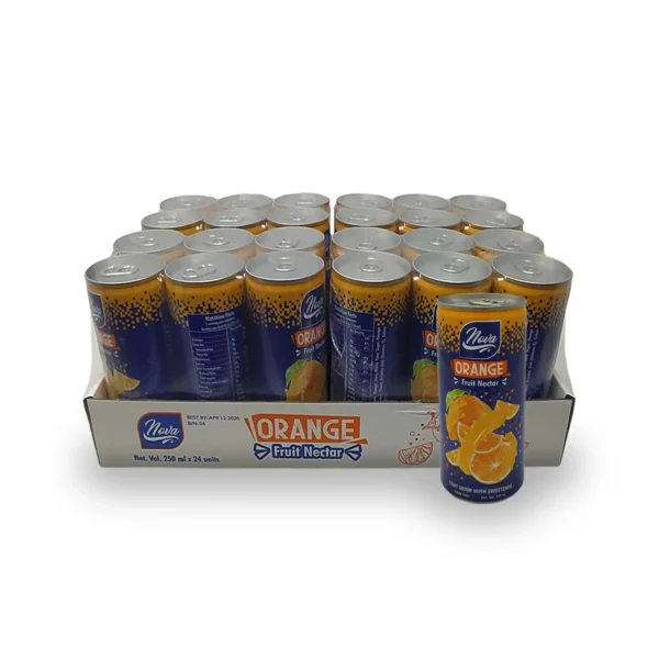 Néctar de Naranja NOVA 250ml (lata) x 24u (caja)