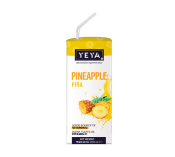 Jugo de fruta natural YEYA 200ml (sabor piña)