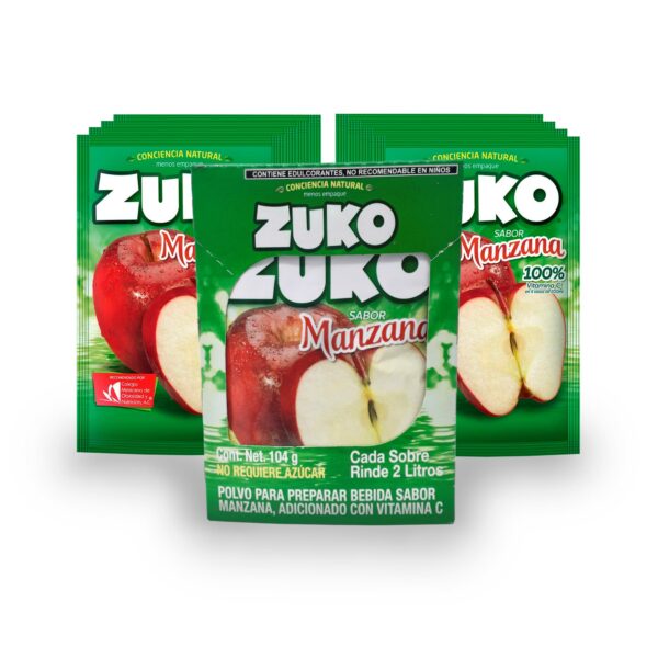 Refresco instantáneo ZUKO 8u x 13g (manzana)