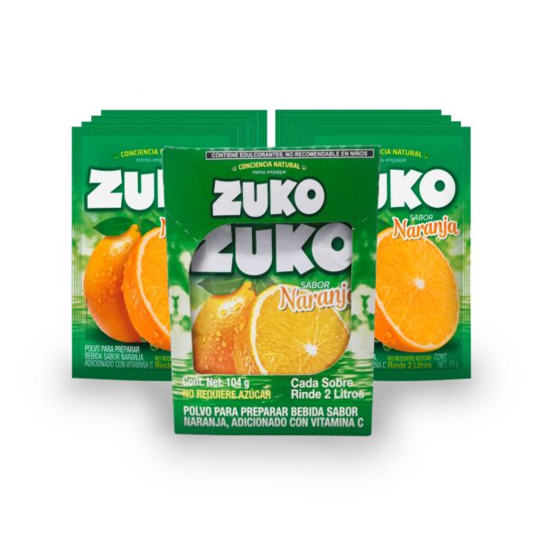 Refresco instantáneo ZUKO 8u x 13g (naranja)