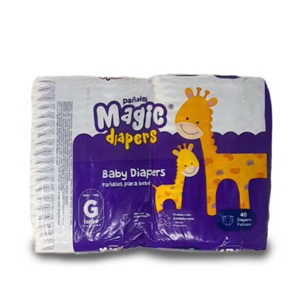 Pañal desechable MAGIC talla G (40 culeros)