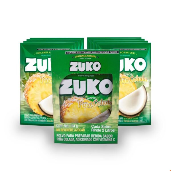 Refresco instantáneo ZUKO 8u x 13g (piña colada)