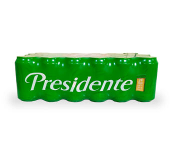 Cerveza PRESIDENTE 355ml x 24u (caja, lata)