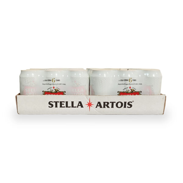 Cerveza STELLA ARTOIS 330ml x 24u (caja, lata)