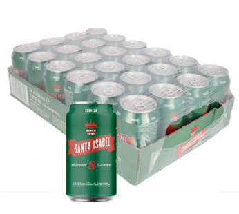 Cerveza Santa Isabel 330ml x 24u (caja, lata)