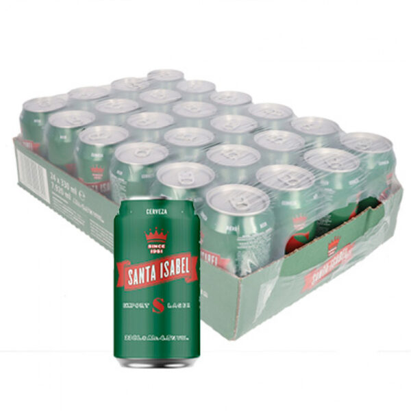 Cerveza Santa Isabel 330ml x 24u (caja, lata)