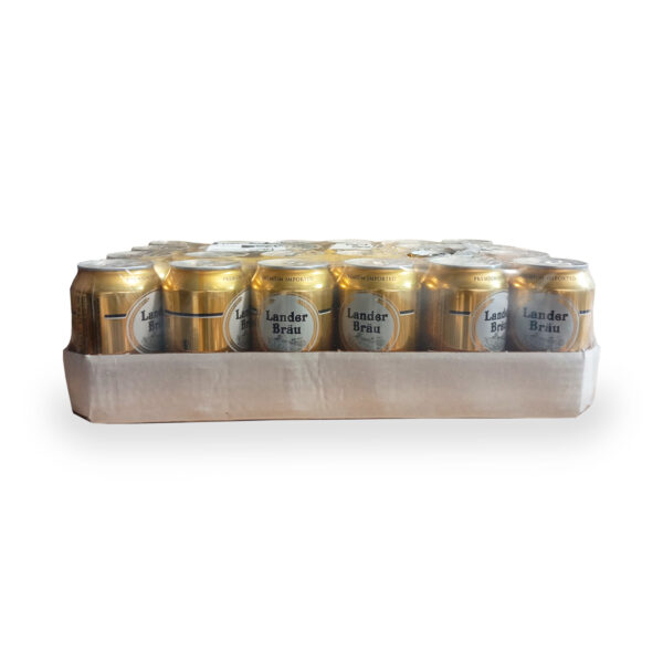 Cerveza premium LANDER BRAU 330ml x 24u (lata, caja)