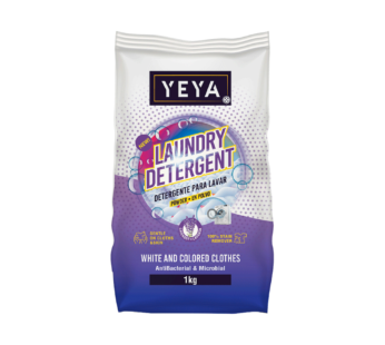 Detergente en polvo YEYA 1kg (aroma lavanda)
