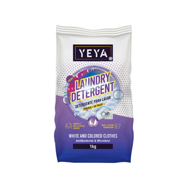 Detergente en polvo YEYA 1kg (aroma lavanda)