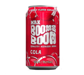 Refresco cola MAX BOOMS BOOM cola 330ml